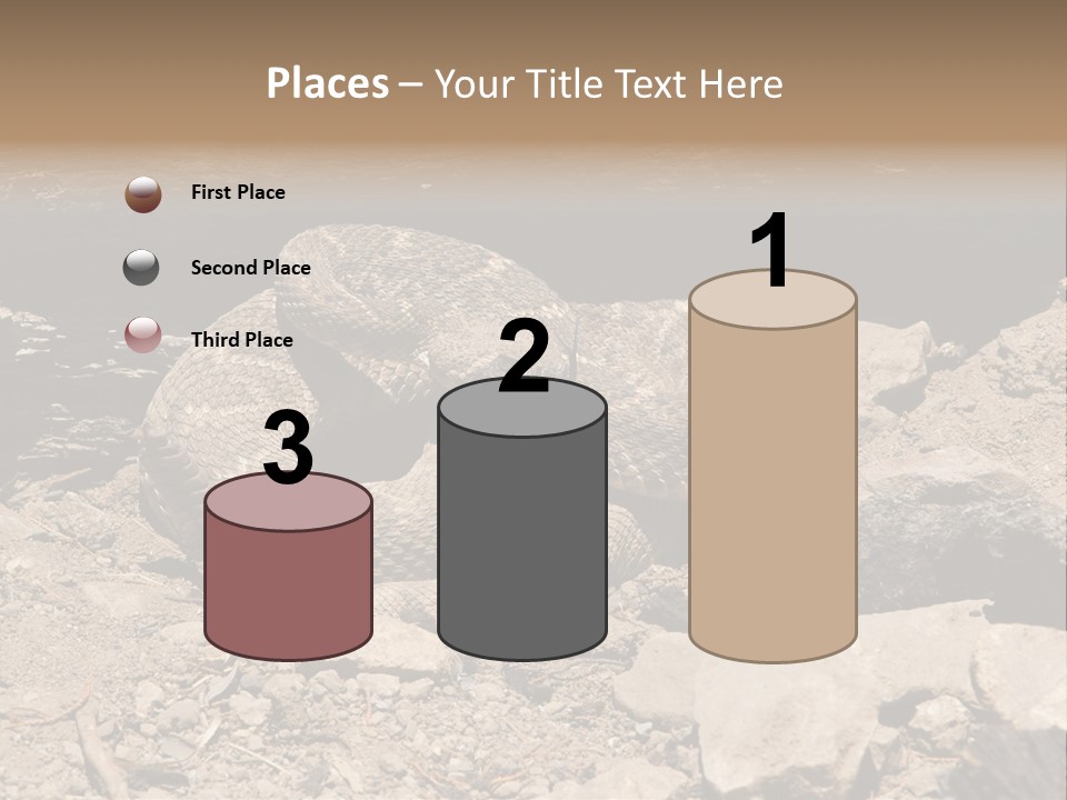 Head Serpent Viper PowerPoint Template