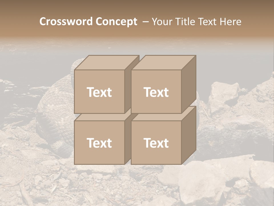 Head Serpent Viper PowerPoint Template