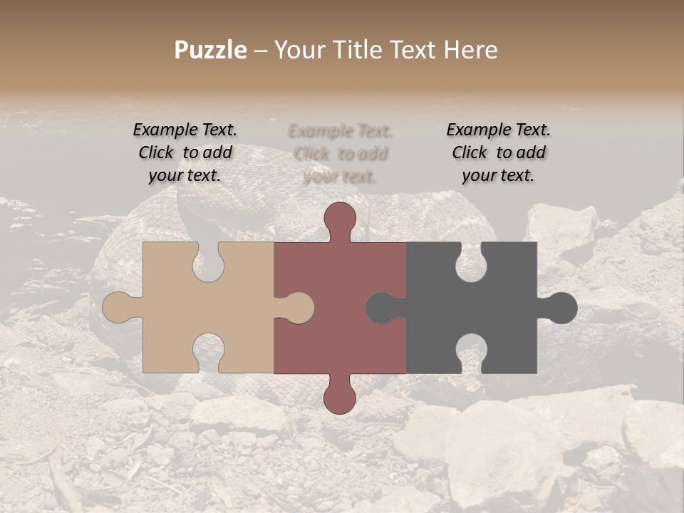 Head Serpent Viper PowerPoint Template