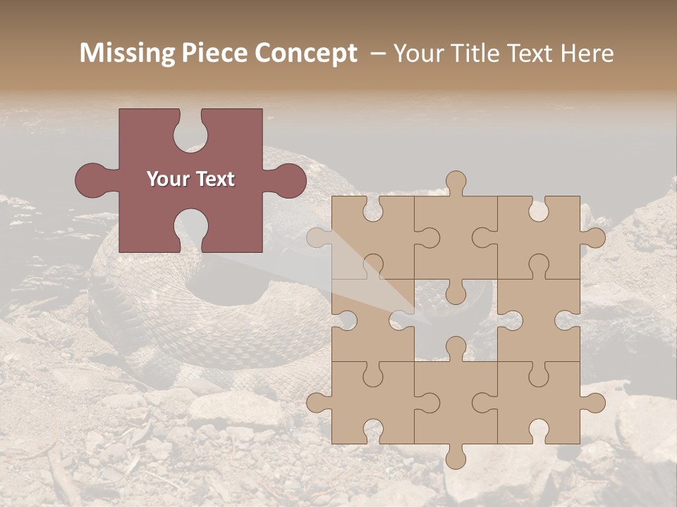 Head Serpent Viper PowerPoint Template