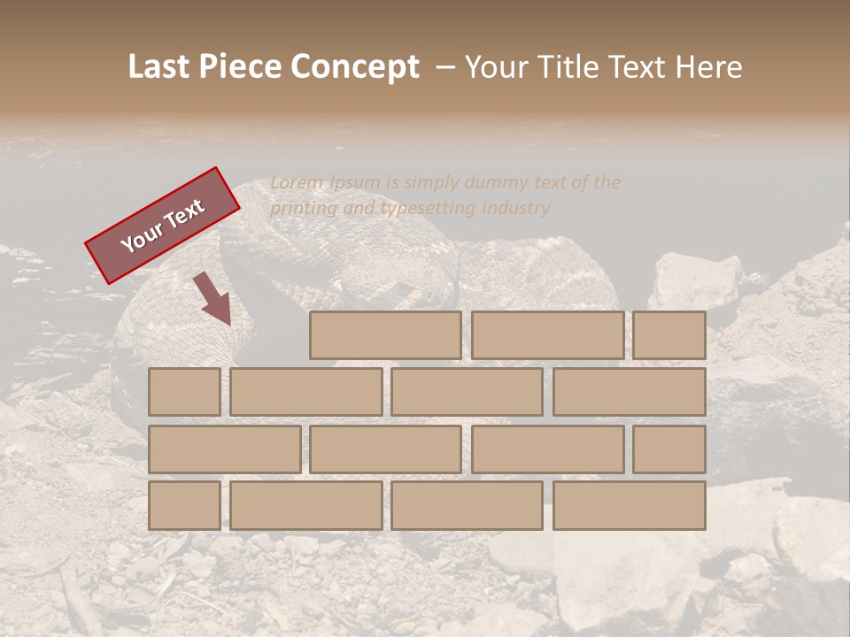 Head Serpent Viper PowerPoint Template