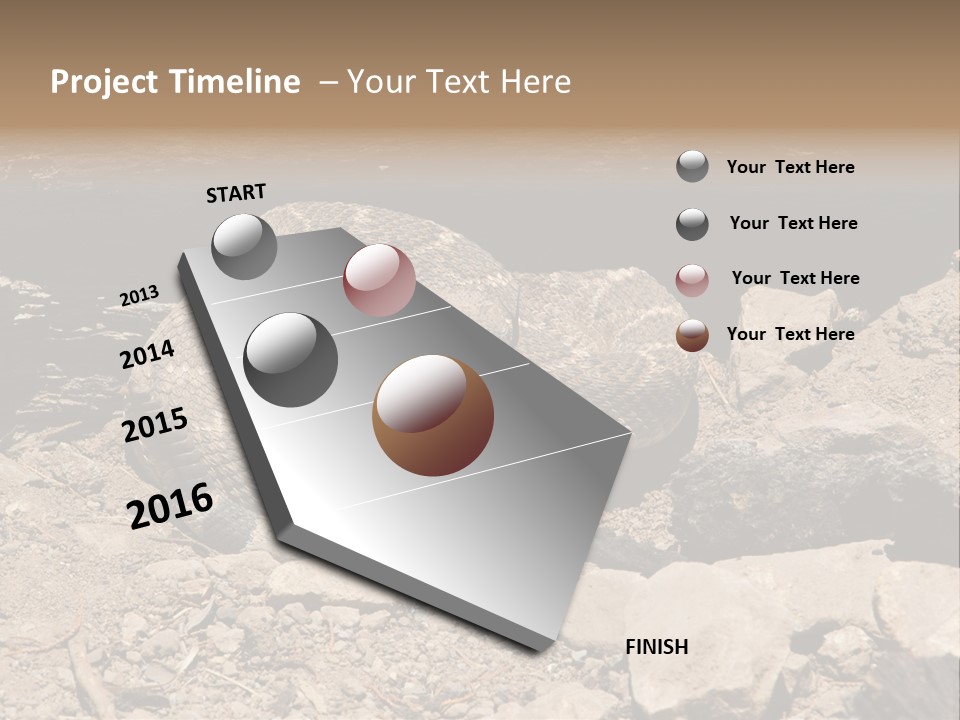 Head Serpent Viper PowerPoint Template