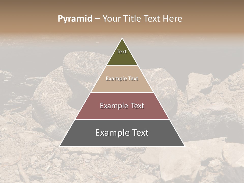 Head Serpent Viper PowerPoint Template