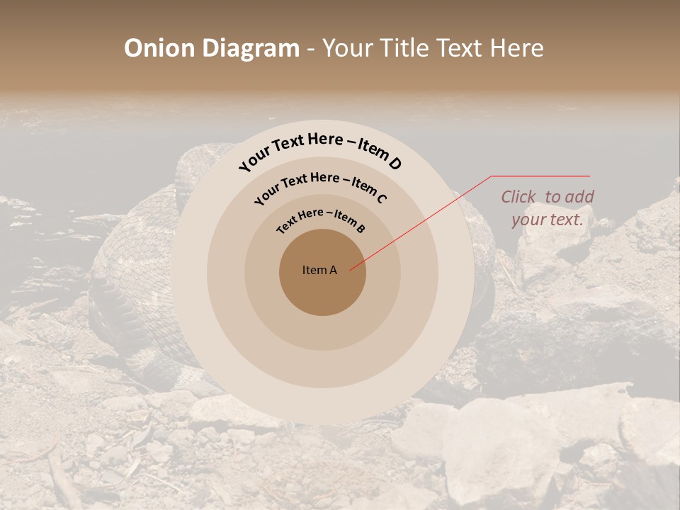 Head Serpent Viper PowerPoint Template