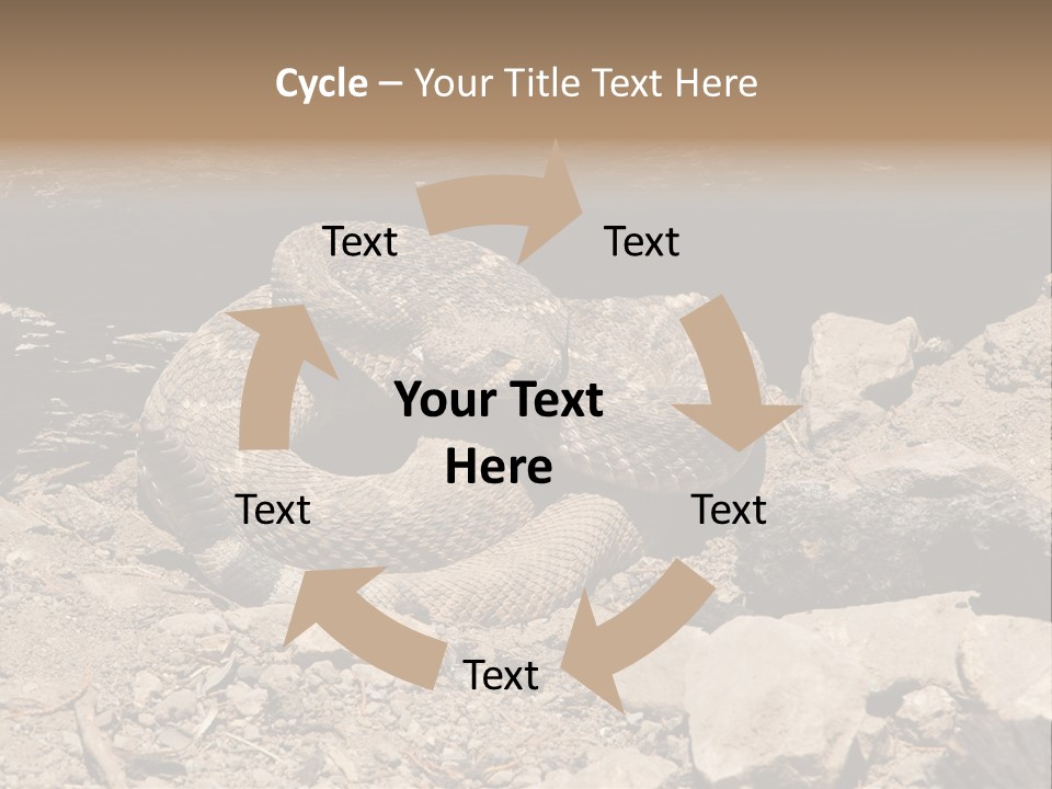 Head Serpent Viper PowerPoint Template