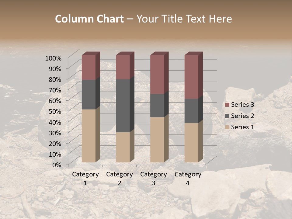 Head Serpent Viper PowerPoint Template