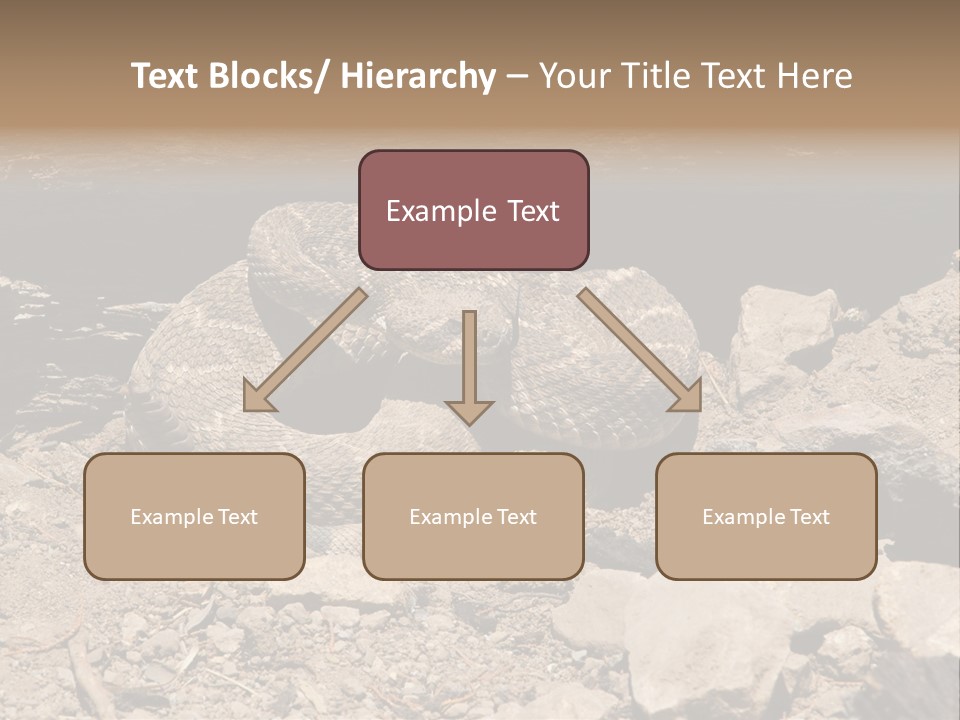 Head Serpent Viper PowerPoint Template