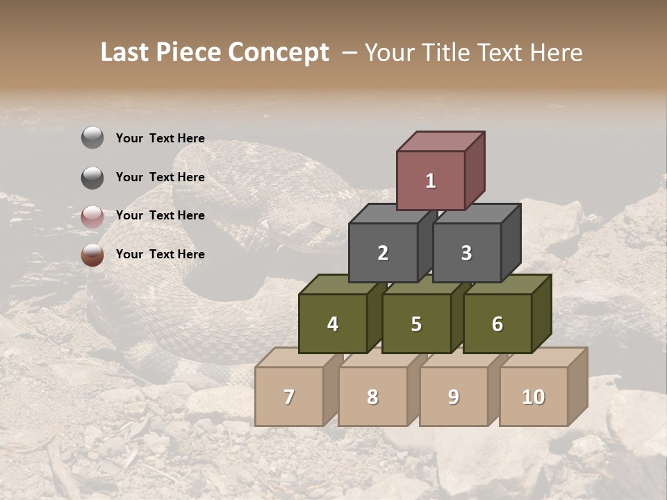 Head Serpent Viper PowerPoint Template