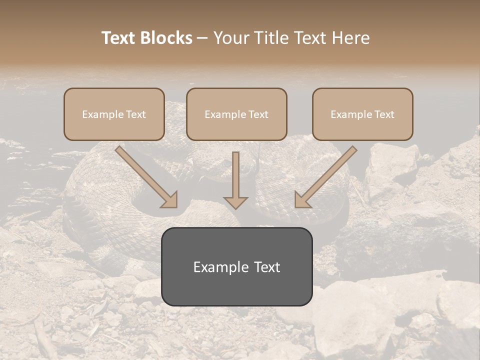 Head Serpent Viper PowerPoint Template