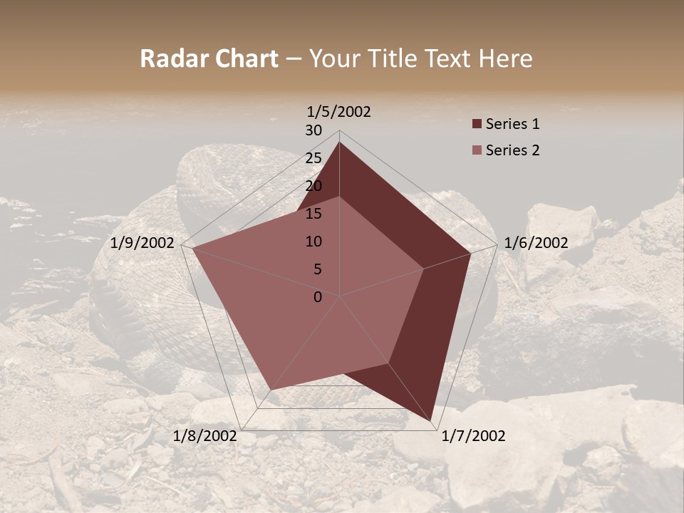Head Serpent Viper PowerPoint Template