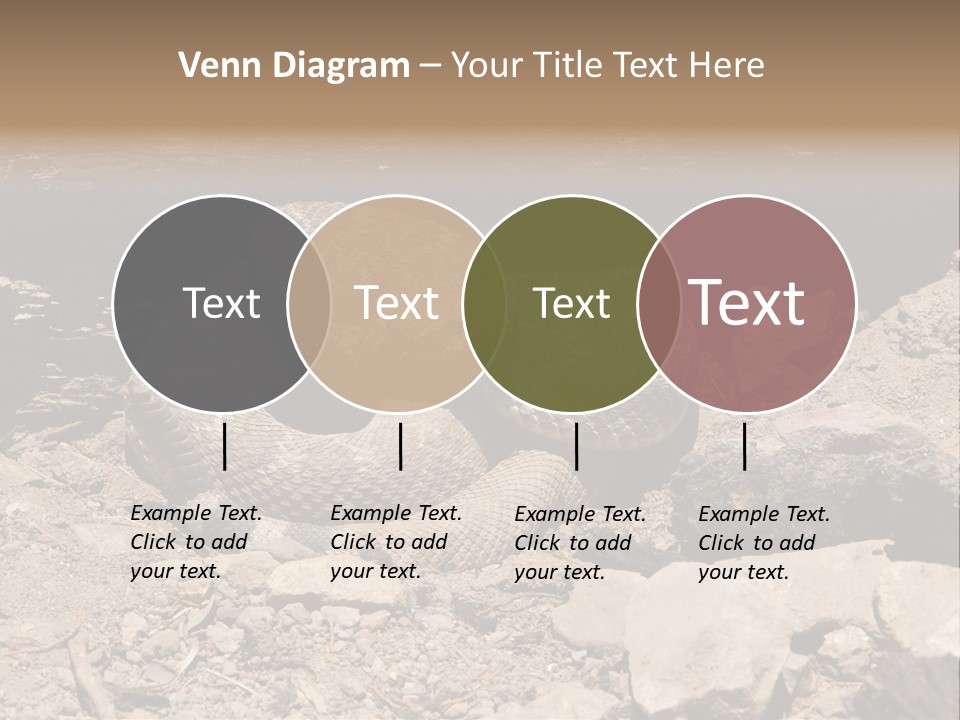 Head Serpent Viper PowerPoint Template