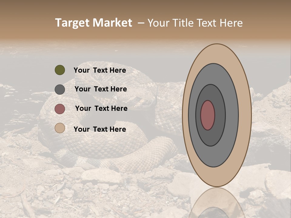 Head Serpent Viper PowerPoint Template