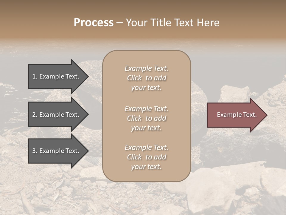 Head Serpent Viper PowerPoint Template