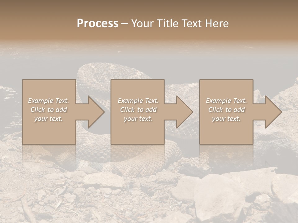 Head Serpent Viper PowerPoint Template