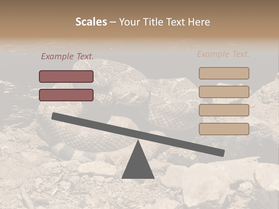 Head Serpent Viper PowerPoint Template