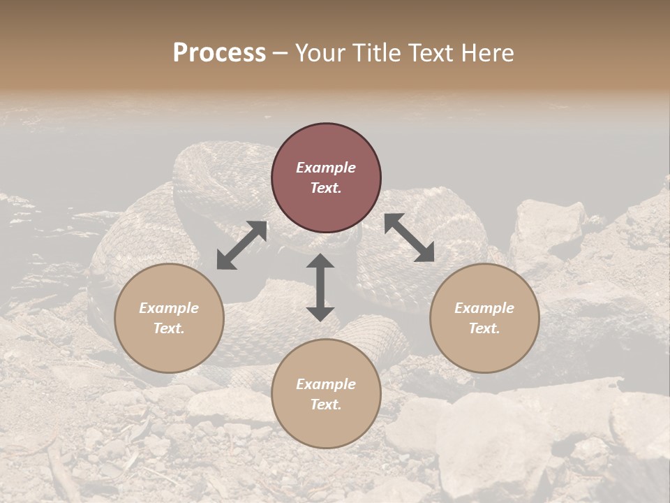 Head Serpent Viper PowerPoint Template