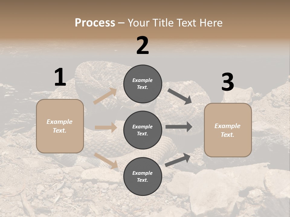 Head Serpent Viper PowerPoint Template