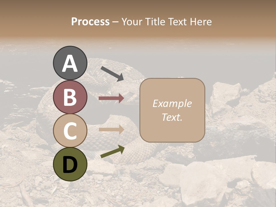 Head Serpent Viper PowerPoint Template
