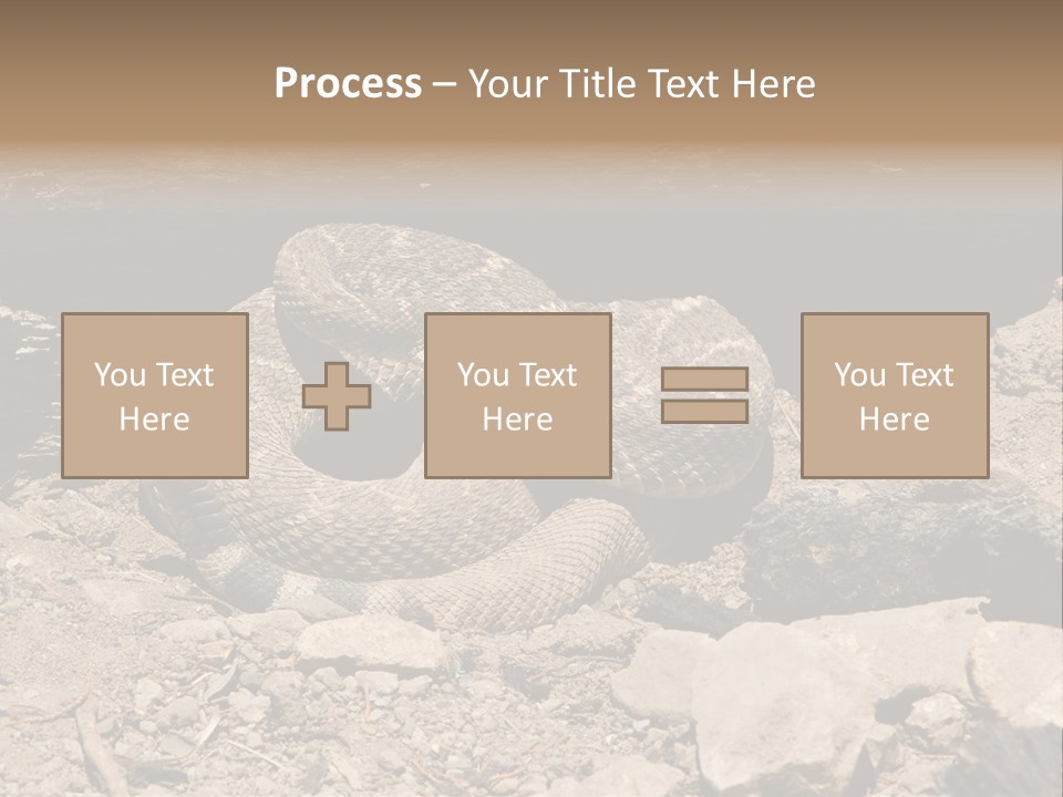 Head Serpent Viper PowerPoint Template