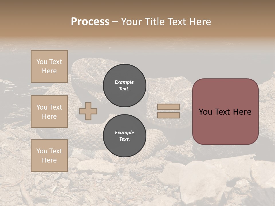 Head Serpent Viper PowerPoint Template