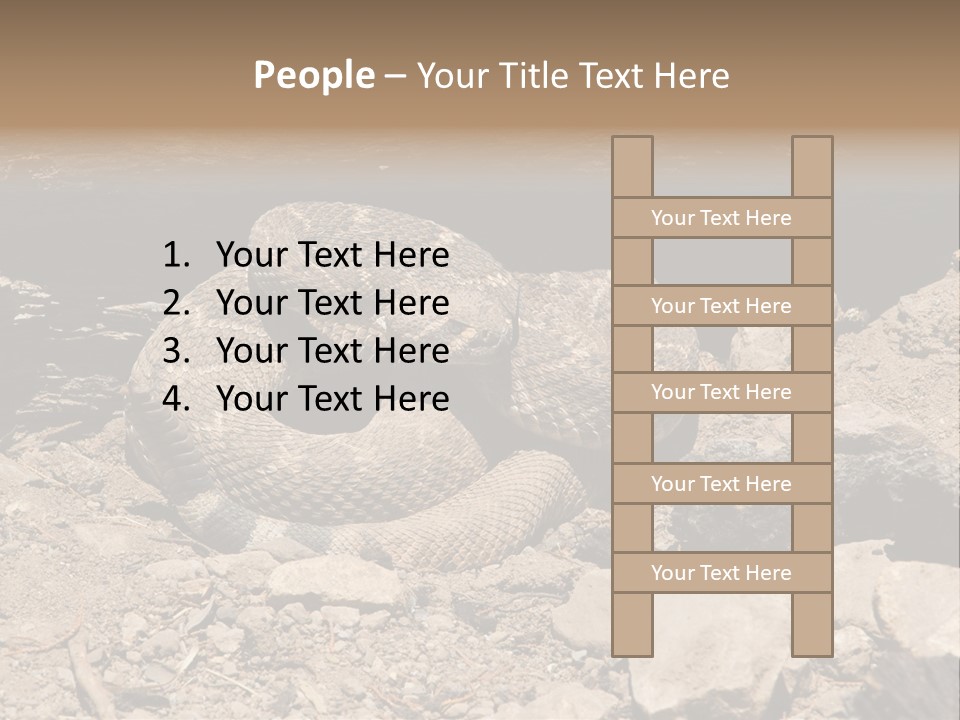 Head Serpent Viper PowerPoint Template