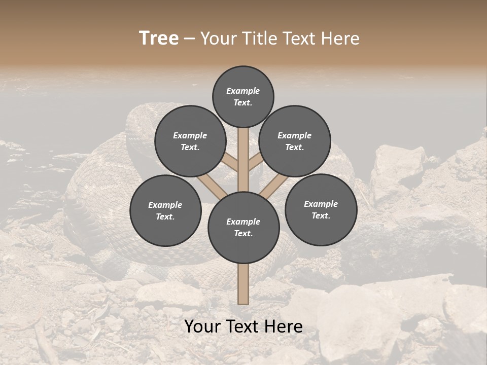 Head Serpent Viper PowerPoint Template