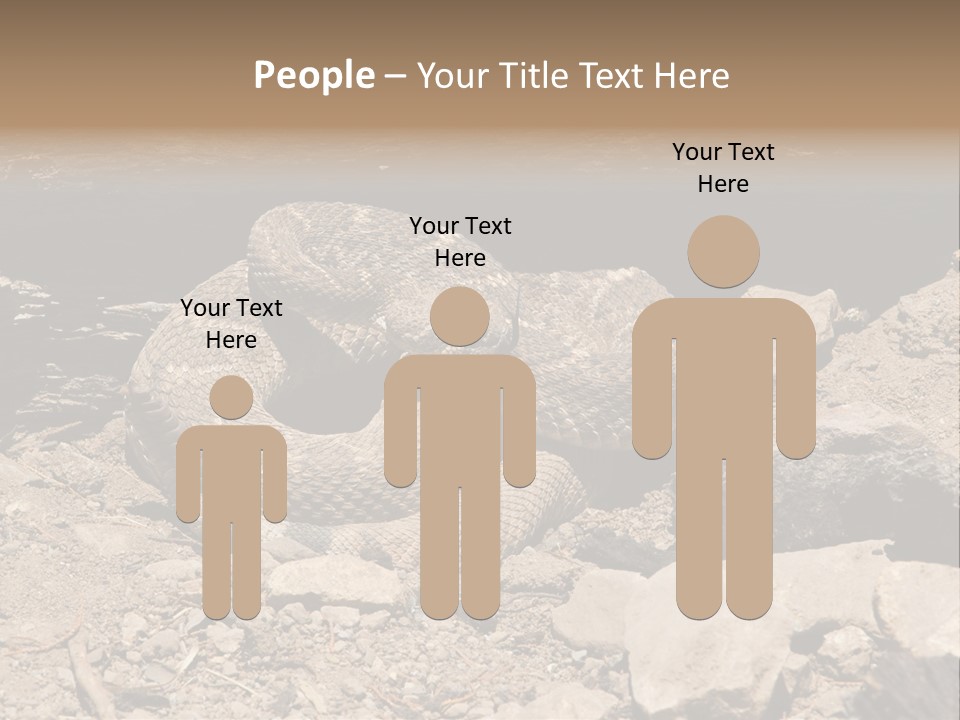 Head Serpent Viper PowerPoint Template