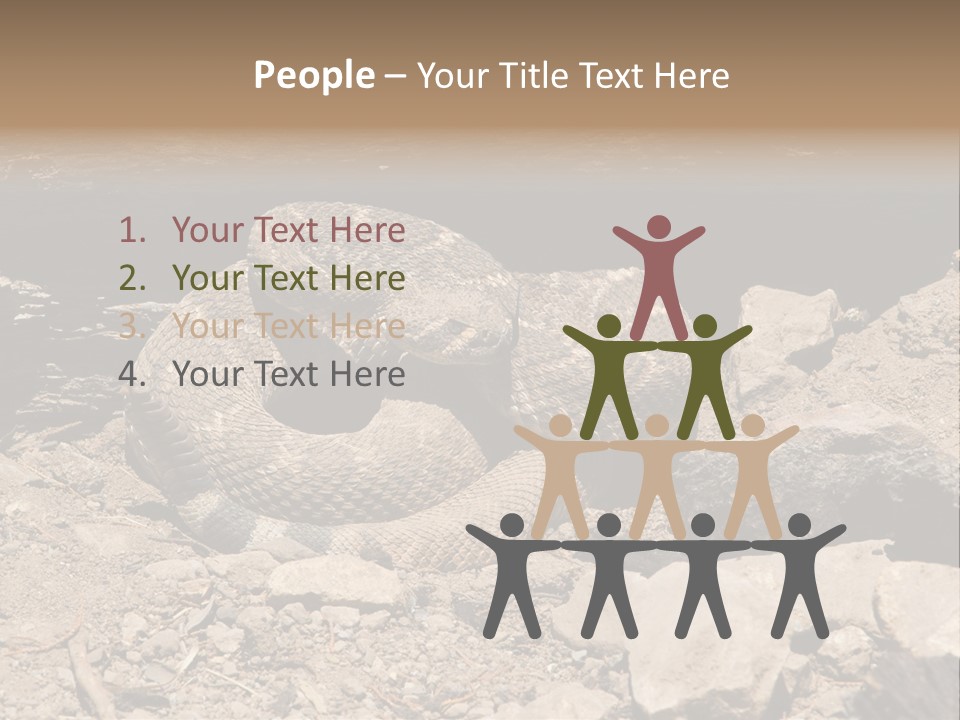 Head Serpent Viper PowerPoint Template