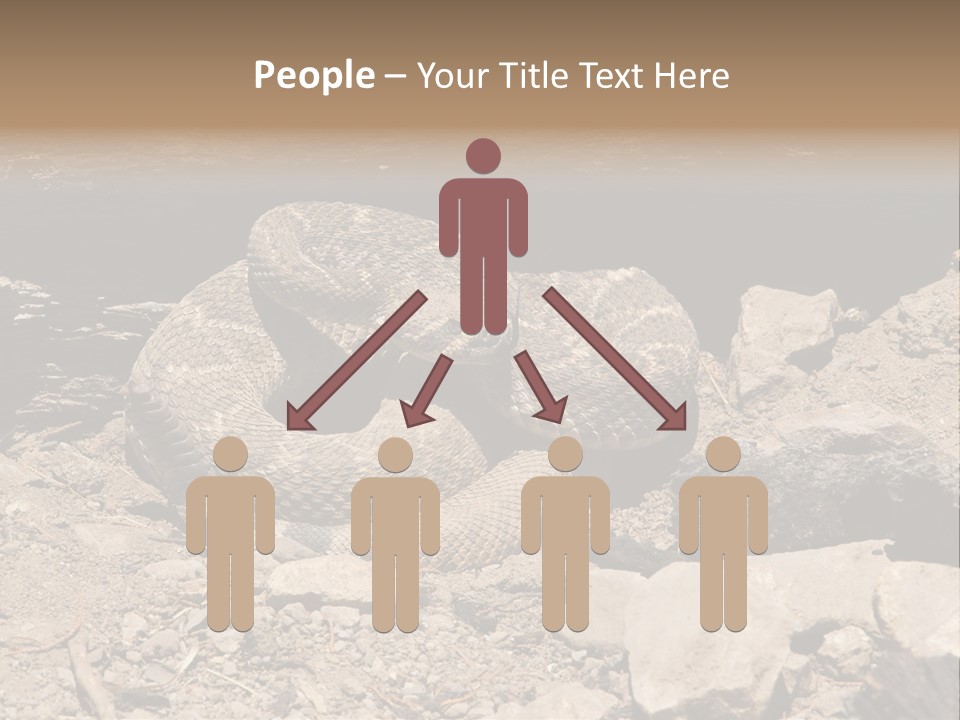 Head Serpent Viper PowerPoint Template