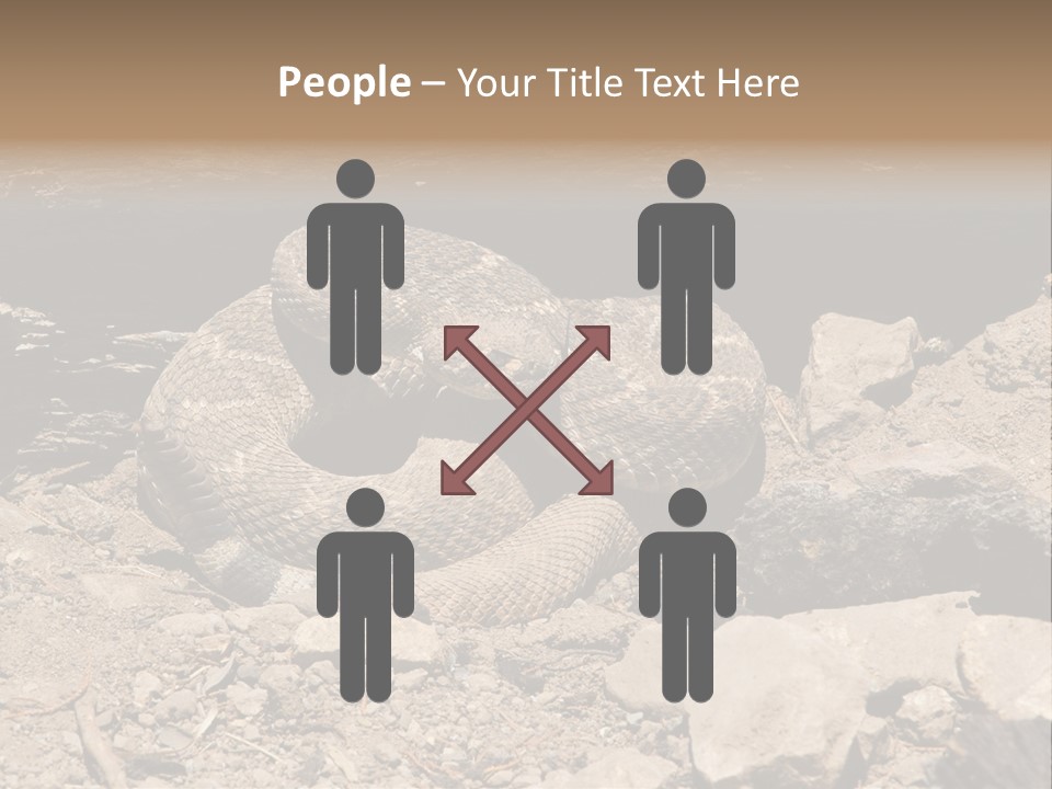 Head Serpent Viper PowerPoint Template