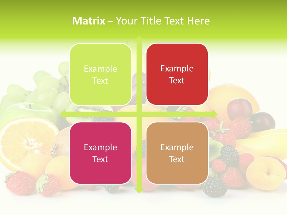 Healthy Vitamin Sweet PowerPoint Template