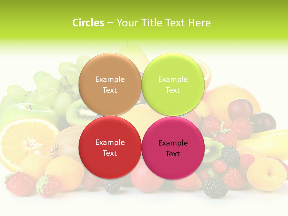 Healthy Vitamin Sweet PowerPoint Template