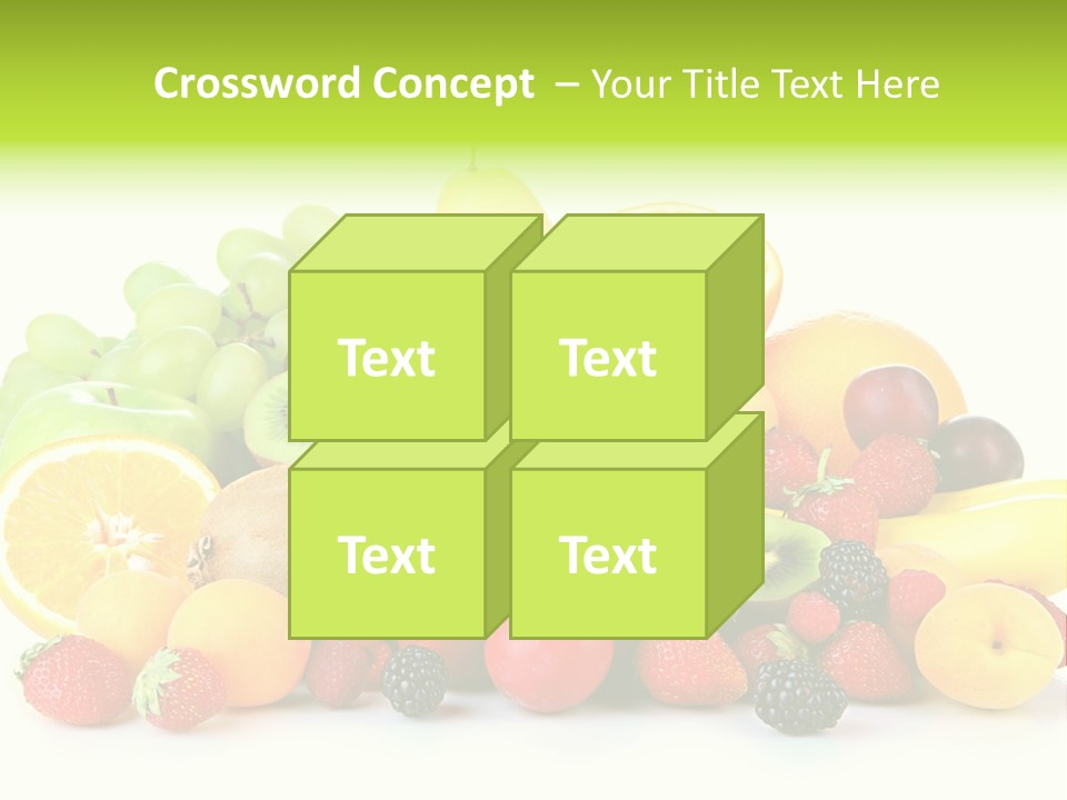 Healthy Vitamin Sweet PowerPoint Template