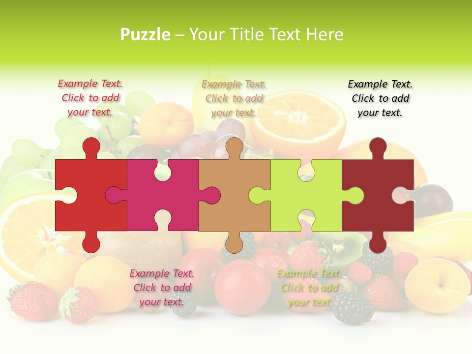Healthy Vitamin Sweet PowerPoint Template