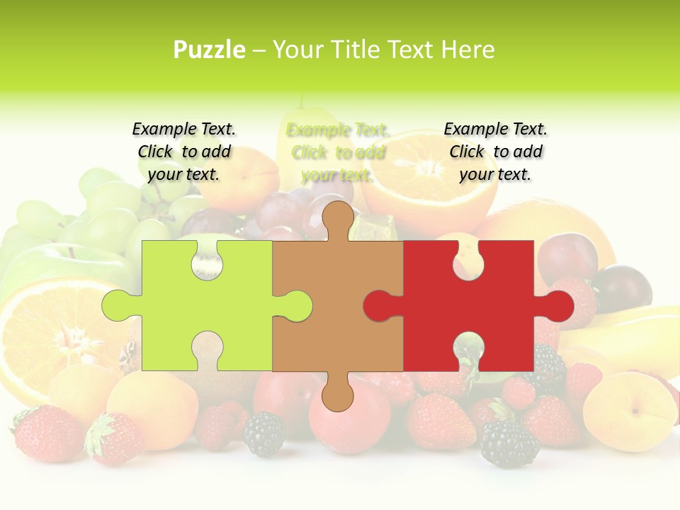 Healthy Vitamin Sweet PowerPoint Template