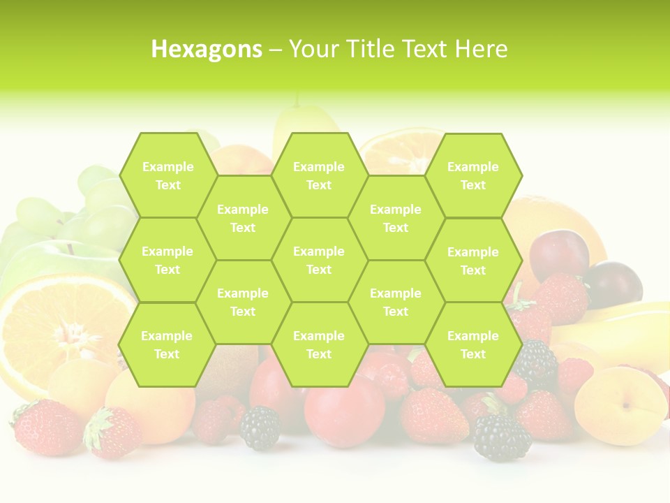 Healthy Vitamin Sweet PowerPoint Template