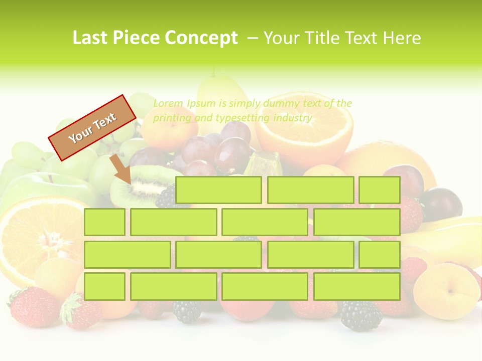 Healthy Vitamin Sweet PowerPoint Template