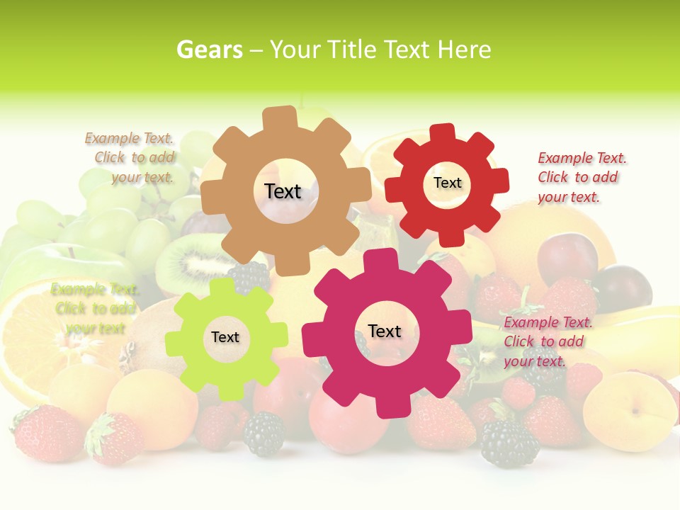 Healthy Vitamin Sweet PowerPoint Template
