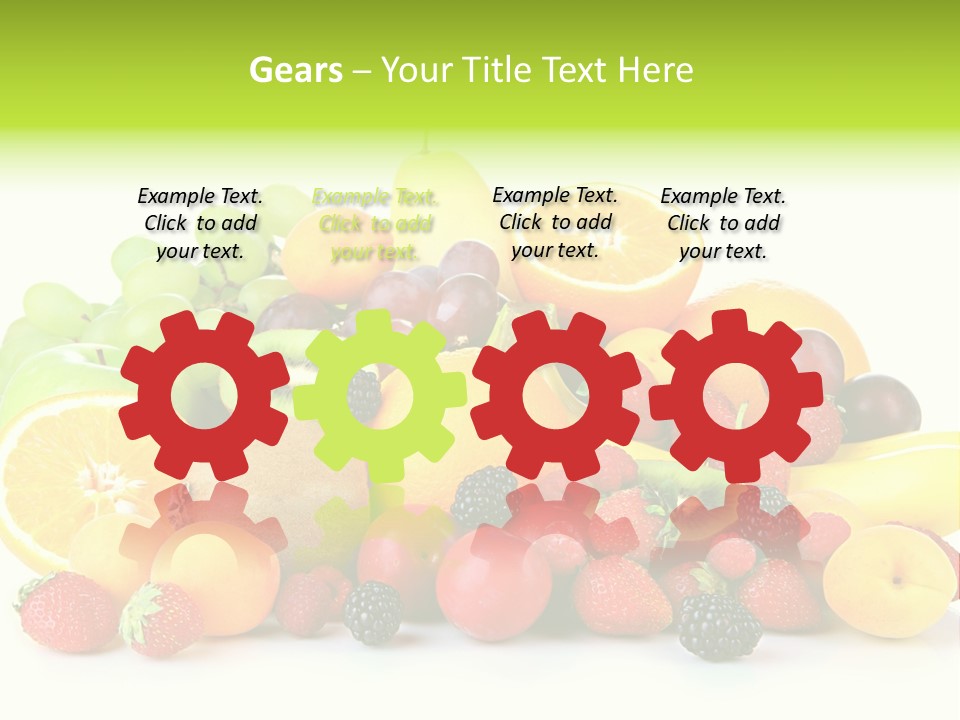 Healthy Vitamin Sweet PowerPoint Template