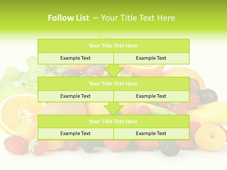 Healthy Vitamin Sweet PowerPoint Template