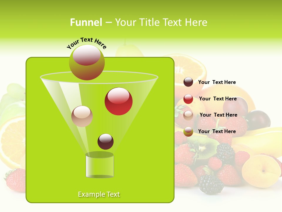 Healthy Vitamin Sweet PowerPoint Template