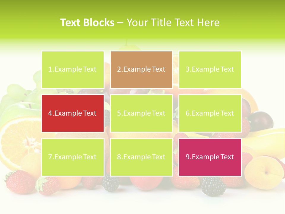 Healthy Vitamin Sweet PowerPoint Template