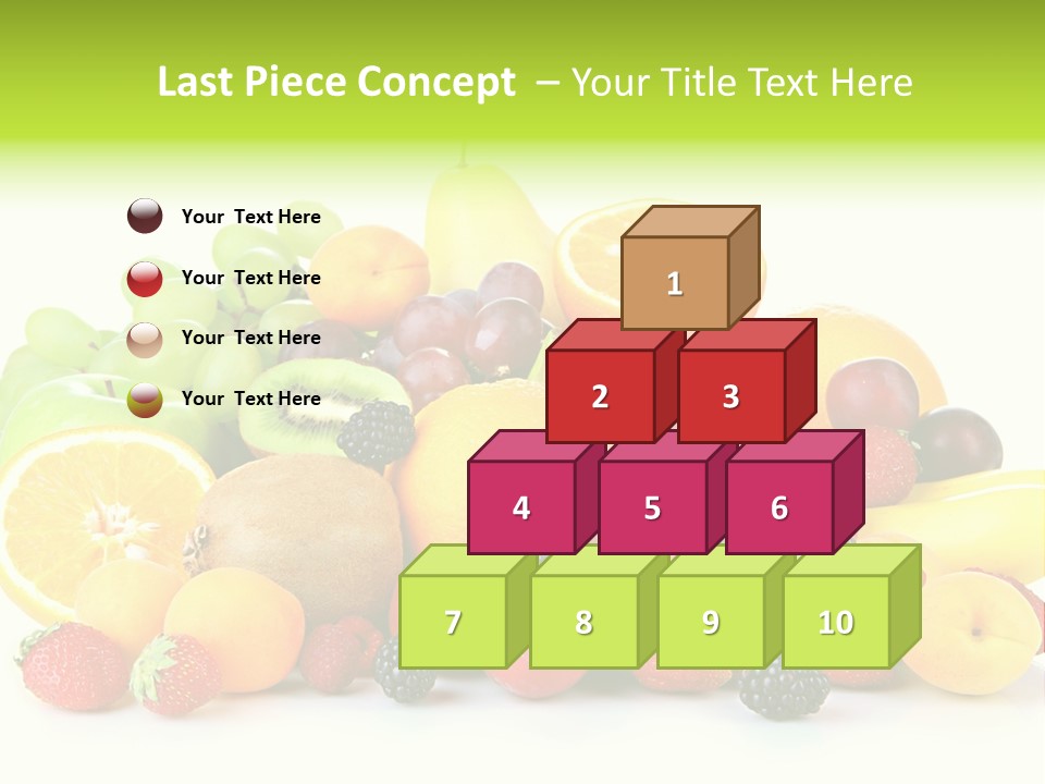 Healthy Vitamin Sweet PowerPoint Template