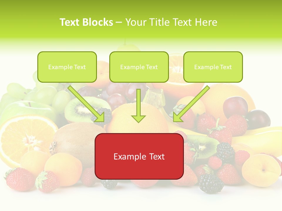 Healthy Vitamin Sweet PowerPoint Template