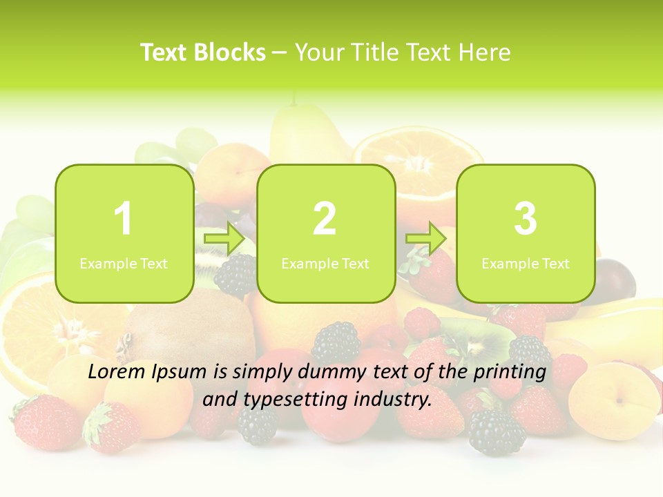 Healthy Vitamin Sweet PowerPoint Template