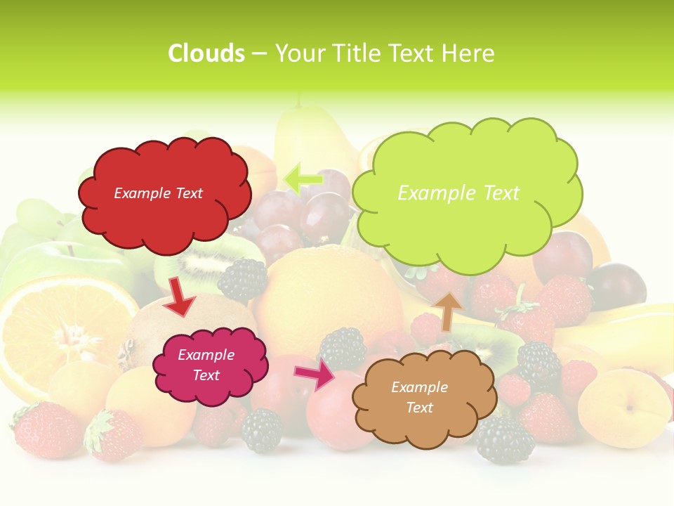 Healthy Vitamin Sweet PowerPoint Template