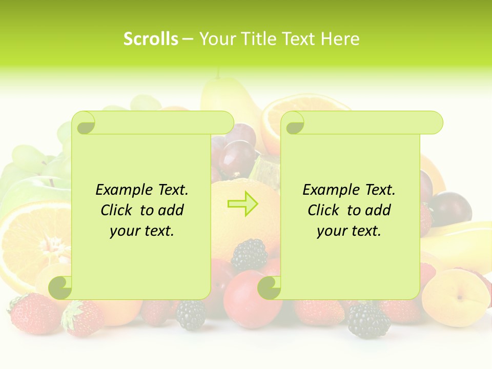 Healthy Vitamin Sweet PowerPoint Template