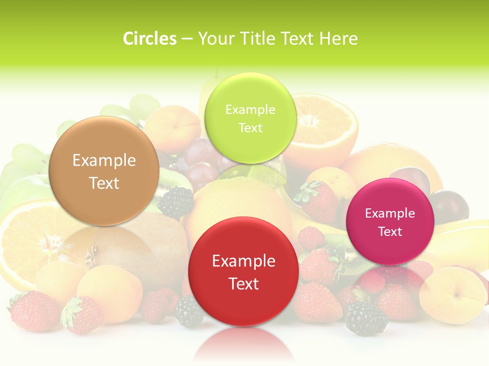 Healthy Vitamin Sweet PowerPoint Template