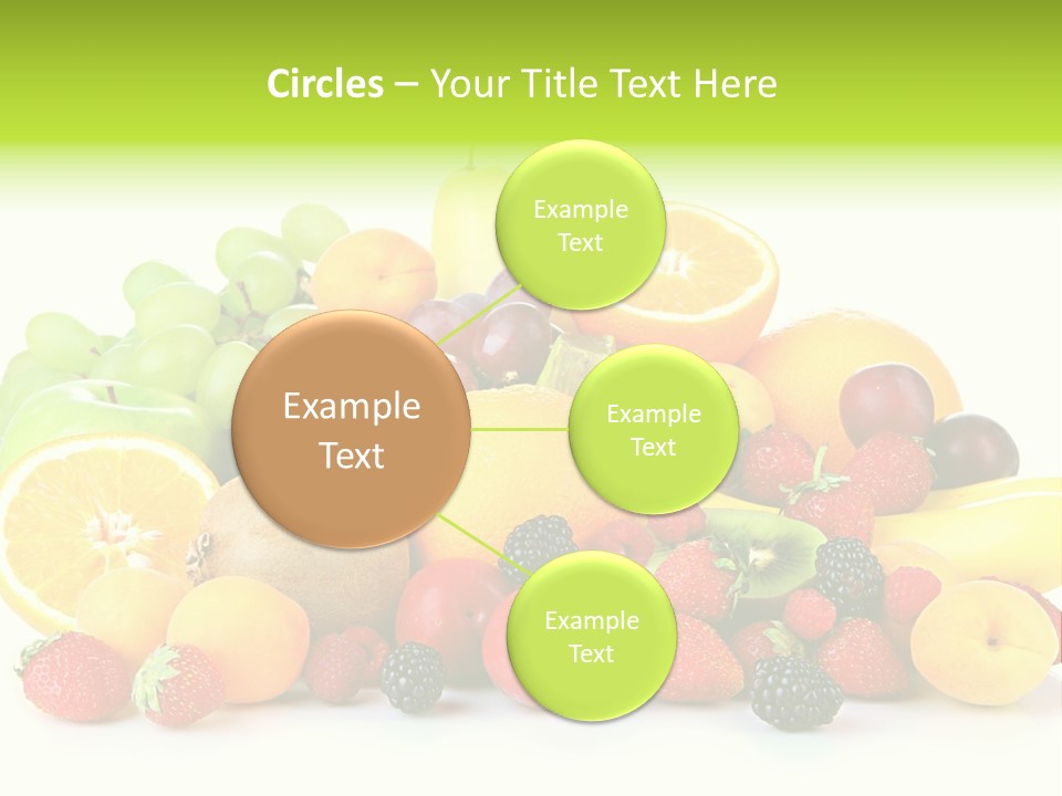 Healthy Vitamin Sweet PowerPoint Template