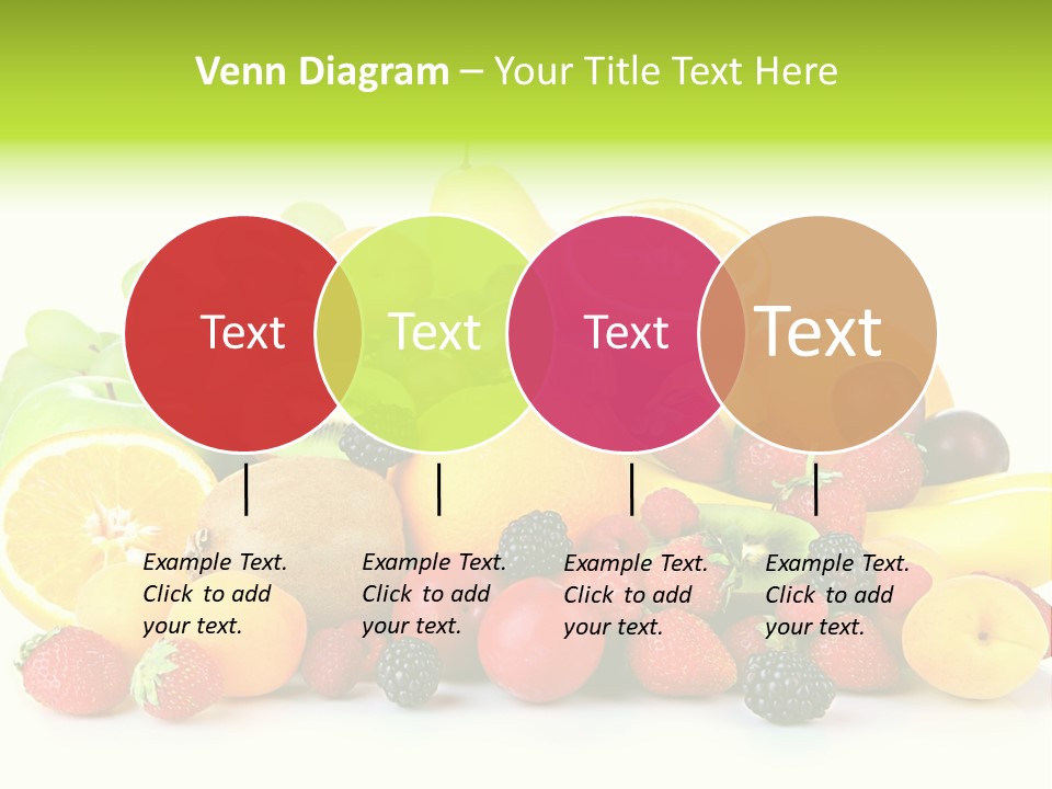 Healthy Vitamin Sweet PowerPoint Template